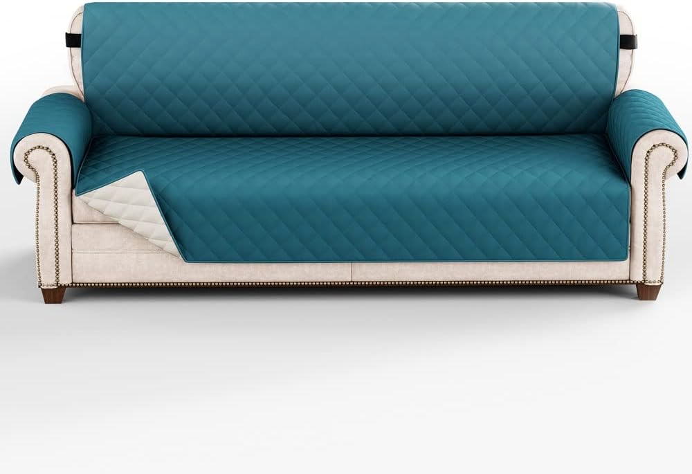 Fundas para sofá de 3 plazas y 124 plazas, funda antideslizante para sofá, funda protectora para gatos y perros, funda acolchada suave para muebles