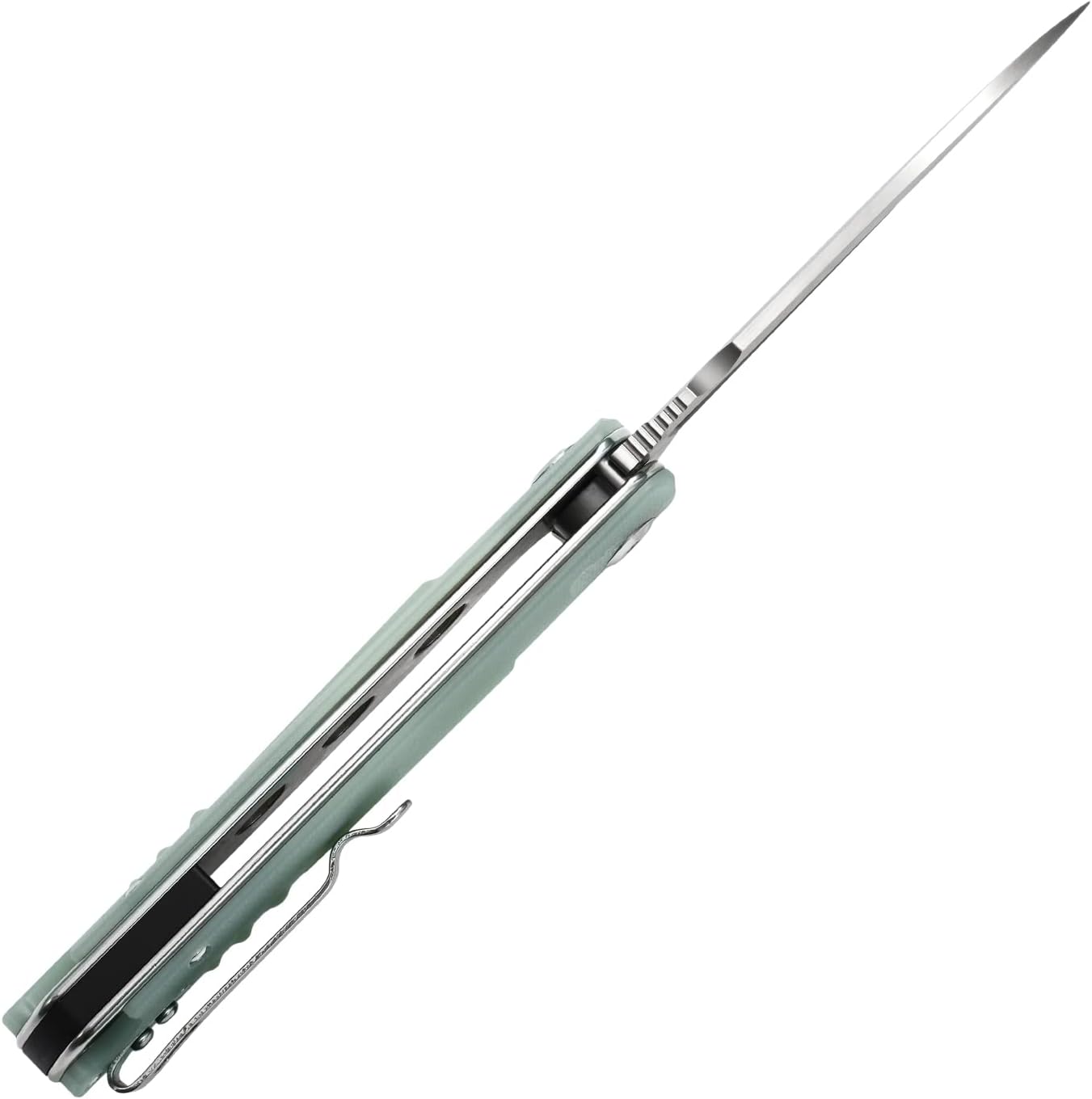 Sitivien ST131 – Cuchillo plegable, hoja D2 G10, cuchillo de herramientas EDC con bloqueo de forro para acampar al aire libre, senderismo, pesca