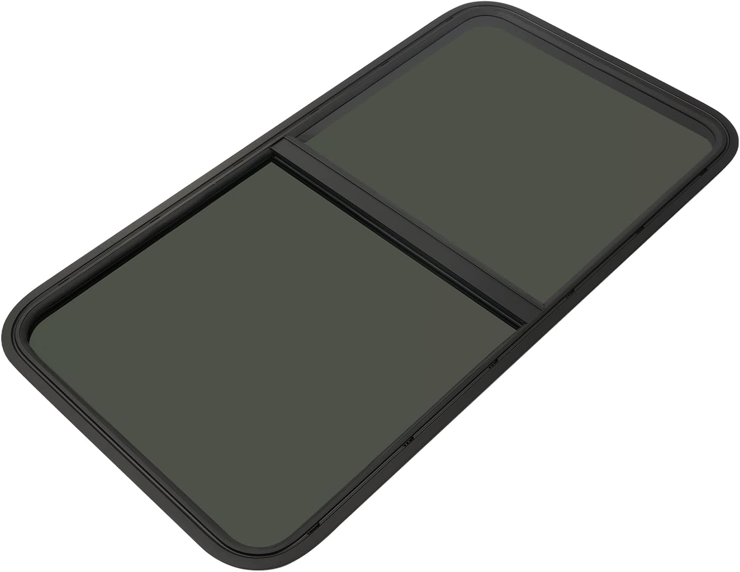 Ventana de caravana, 24 pulgadas de ancho x 20 pulgadas de alto, deslizador horizontal de lágrima, ventana universal para RV con pantalla compatible