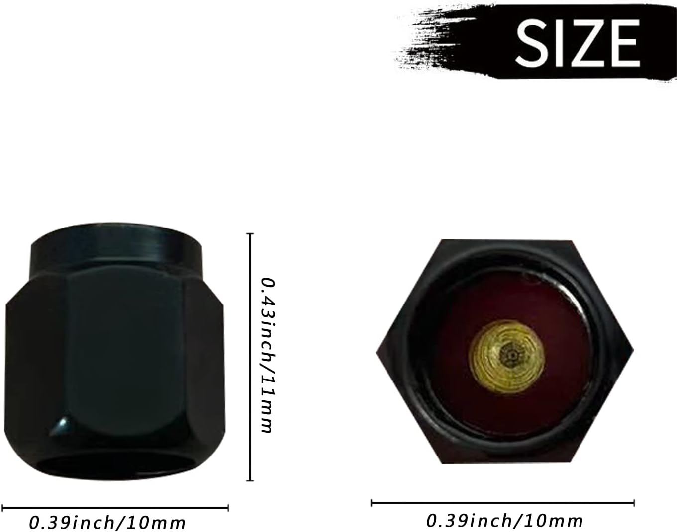 Tapones de válvula de neumático con estampado de leopardo, 4 tapas de válvula de aire de metal negro, tapas de vástago de aluminio para ruedas,