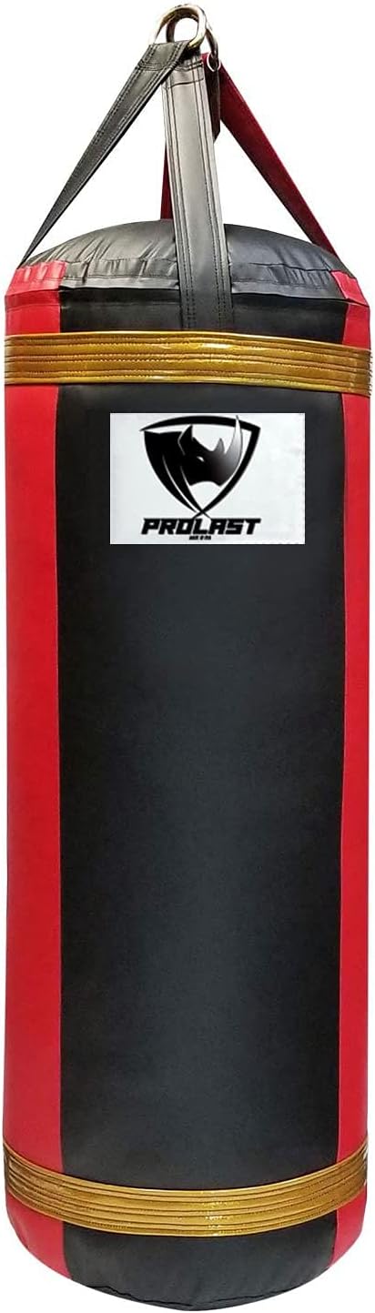 PROLAST – Bolsa de boxeo para boxeo y patadas, tamaño XL, 135 libras, ideal para boxeo, MMA y Muay Thai. Color seleccionado rojo, verde, azul y