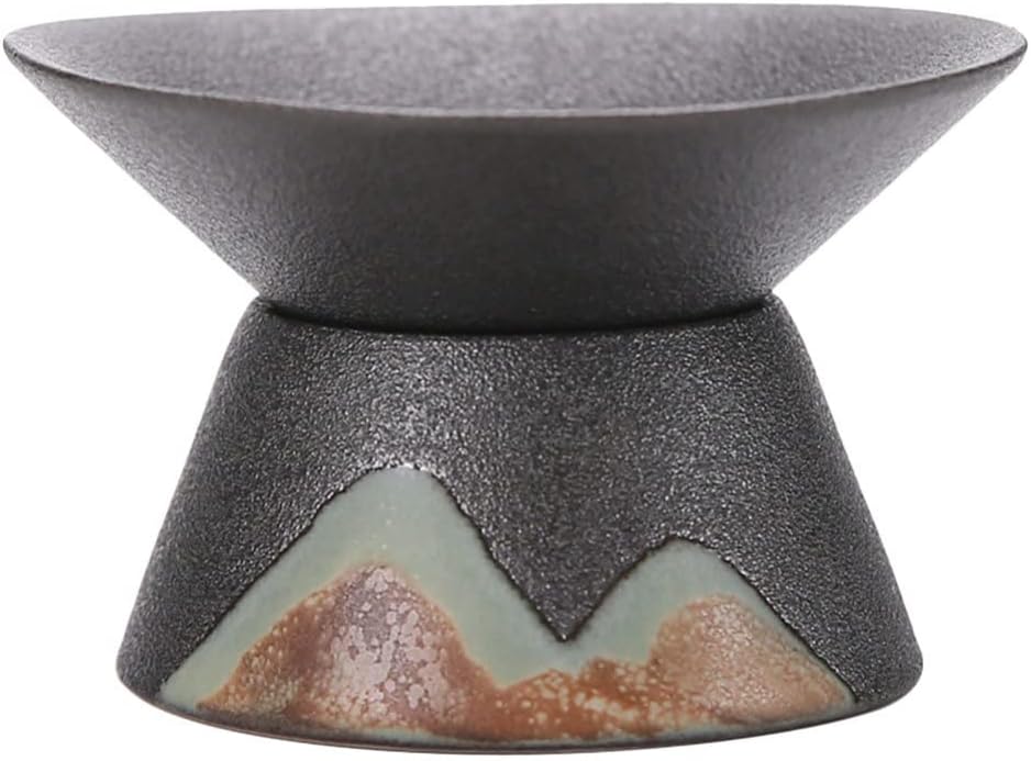 ULTNICE Infusor de taza de té de malla, infusor de filtro de té, colador de té cerámica suelta, malla de té, infusor de té chino, utensilios de té
