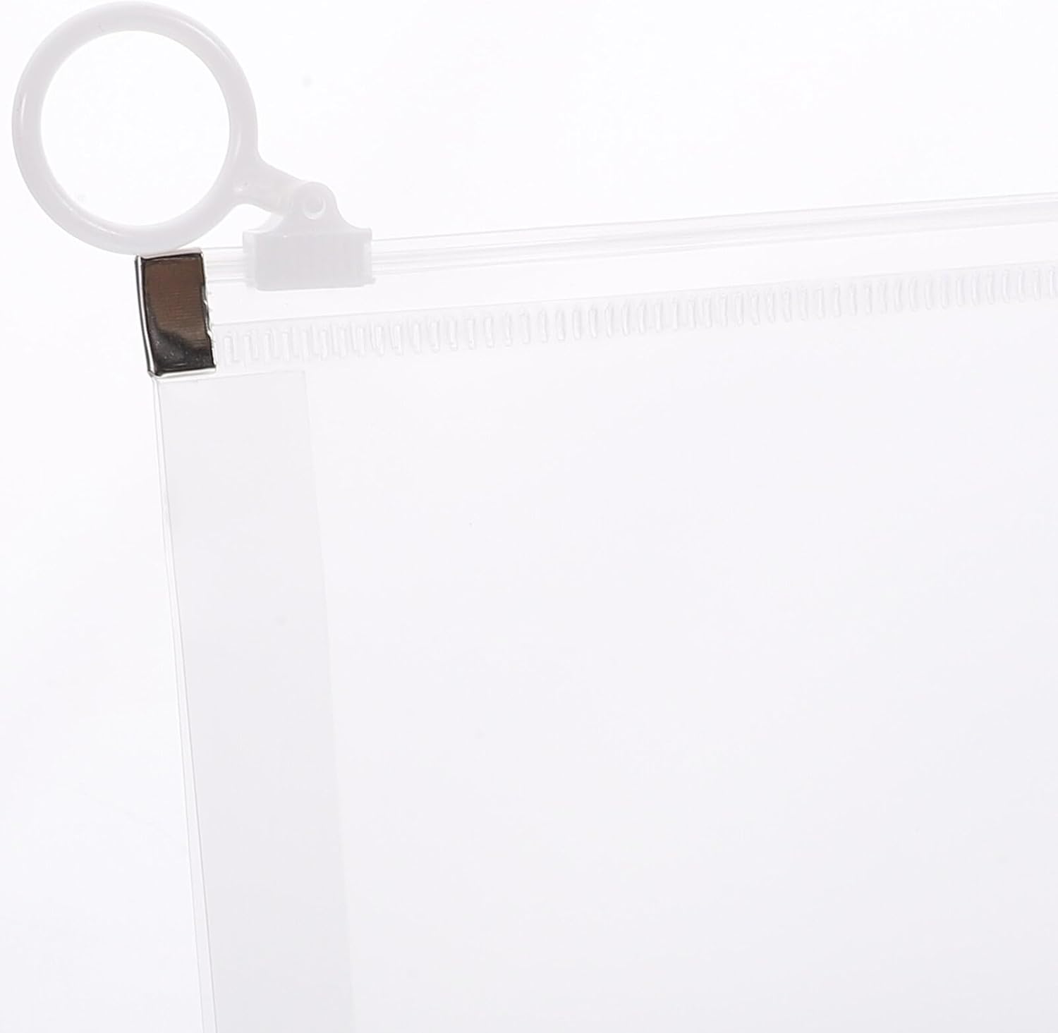 MAGICLULU 10 sobres de plástico transparente con cremallera B6, soporte para documentos, bolsa de almacenamiento de lápices, bolsa de papelería,