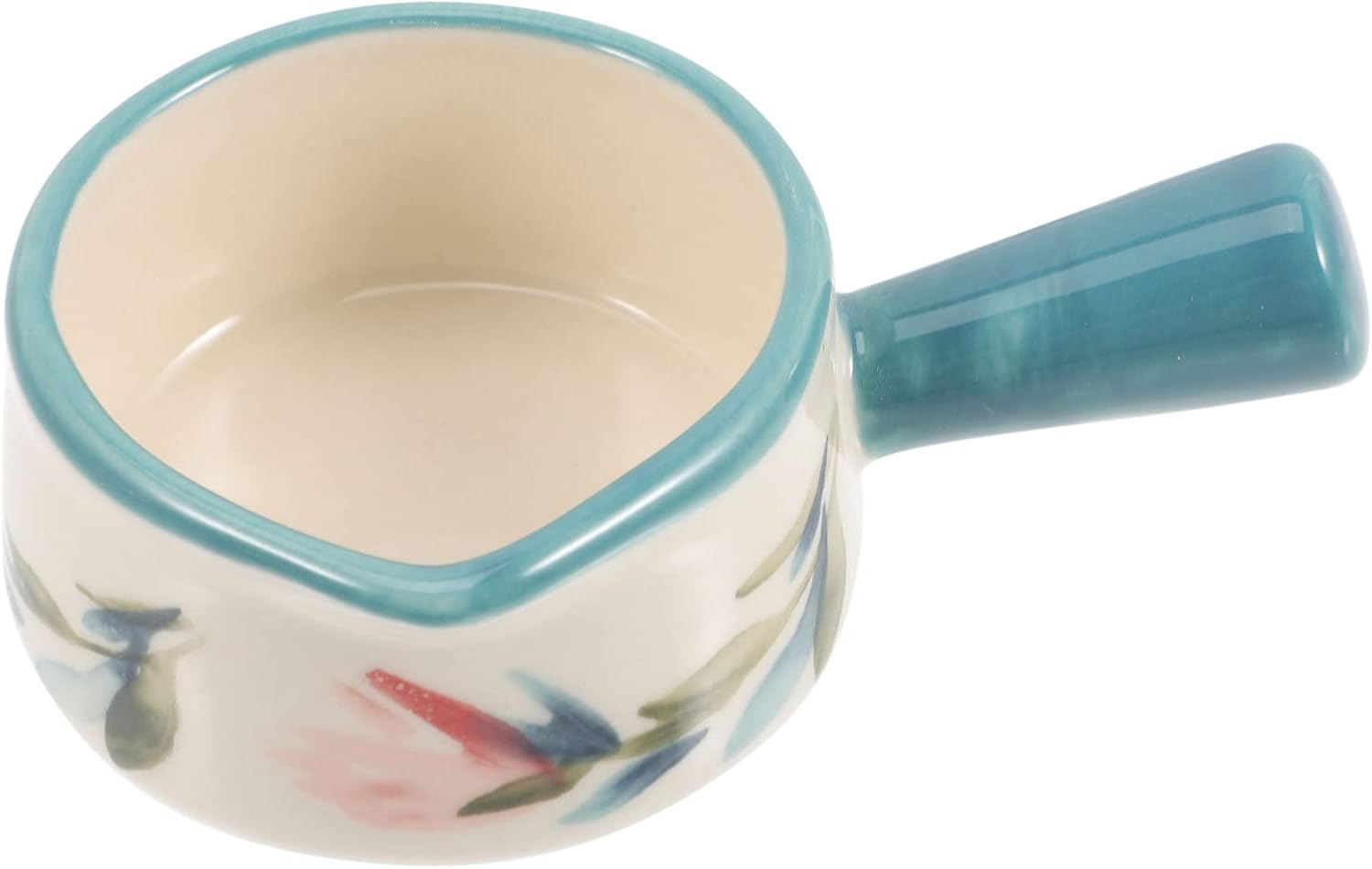 Homoyoyo Taza de leche de cerámica Calentadores de café Olla de fusión de mantequilla Bistec Mantequilla Tazón de cerámica Sartén pequeña Cacerola