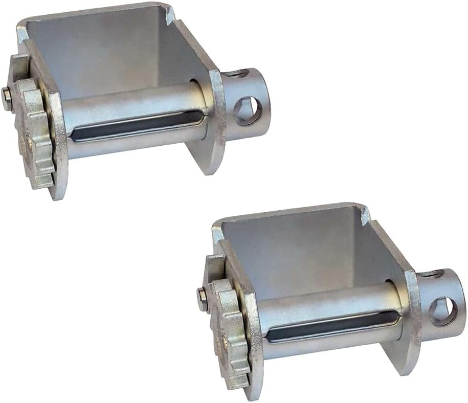 Mytee Products (2 unidades) Cabrestante deslizante estándar recubierto de zinc para C Track WLL 5500 lbs