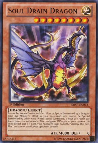YU-GI-OH! – Soul Drain Dragon (SHSP-EN013) – Shadow Specters – 1 Edición – Común