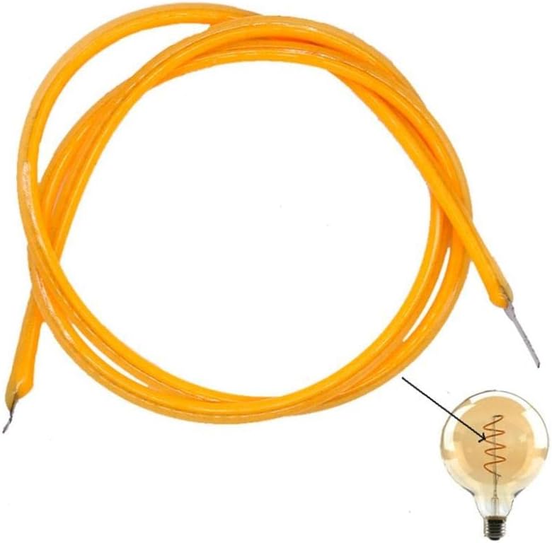DC3V – Filamento LED flexible de filamento LED Edison de 13011.811 in, accesorios de luz, luz cálida, 2200 K (5.118 in, rojo)