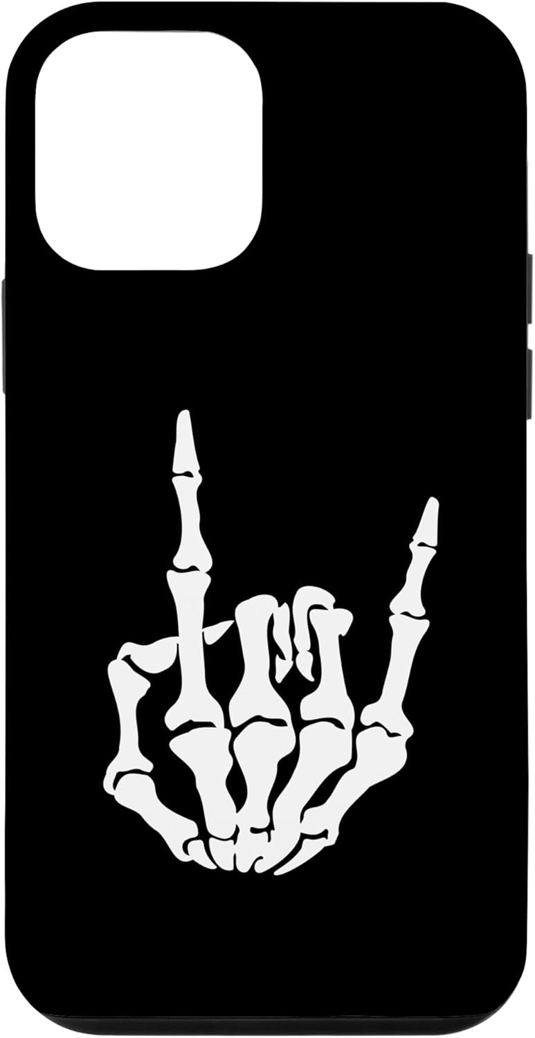 Funda de mano de esqueleto de Rock On para iPhone 12 mini