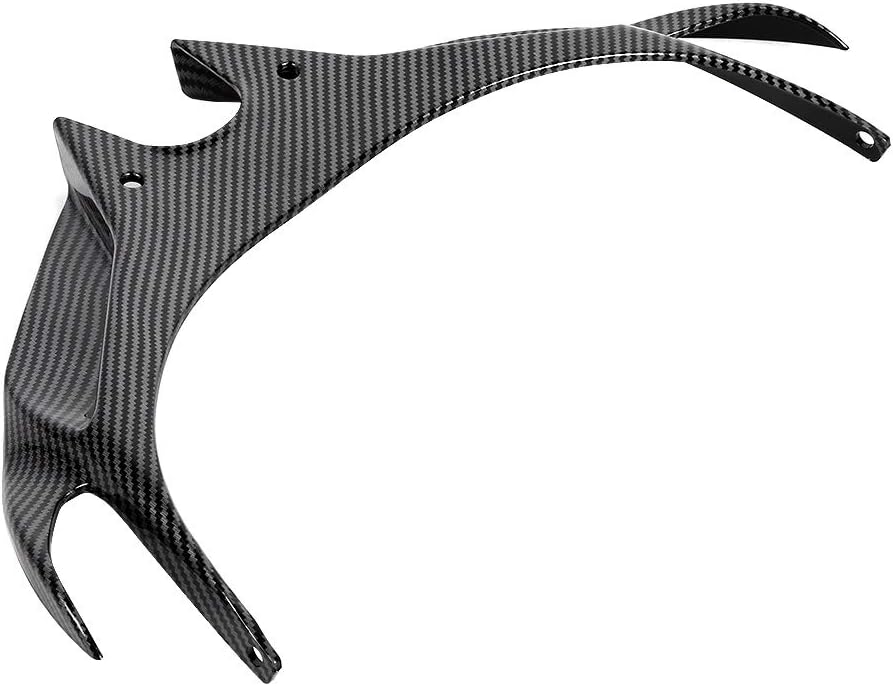 KIMISS Aletas aerodinámicas delanteras, estilo fibra de carbono, cubierta aerodinámica de ala para Kawasaki Ninja 250400 2018-2020
