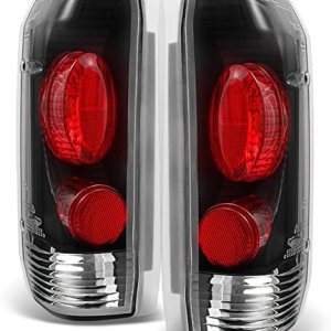 AKKON – Compatible con Ford Bronco F-150 F-250 F-350 1989-1996 Luces traseras negras con carcasa de par AKKON – Compatible con Ford Bronco F-150 F-250 F-350 1989-1996 Luces traseras negras con carcasa de par