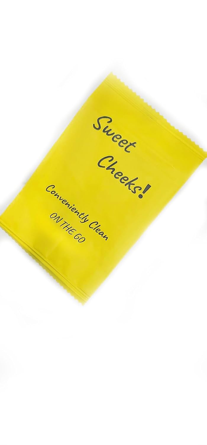 Sweet Cheeks Toallitas húmedas  Toallitas limpiadoras de higiene personal sin perfume envueltas individualmente para viajes y uso diario
