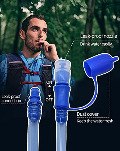 Paquete de 1248 vejiga de hidratación, depósito de agua de 1.5L2L2.5L3L, paquete de hidratación de vejiga de agua a prueba de fugas, bolsa de
