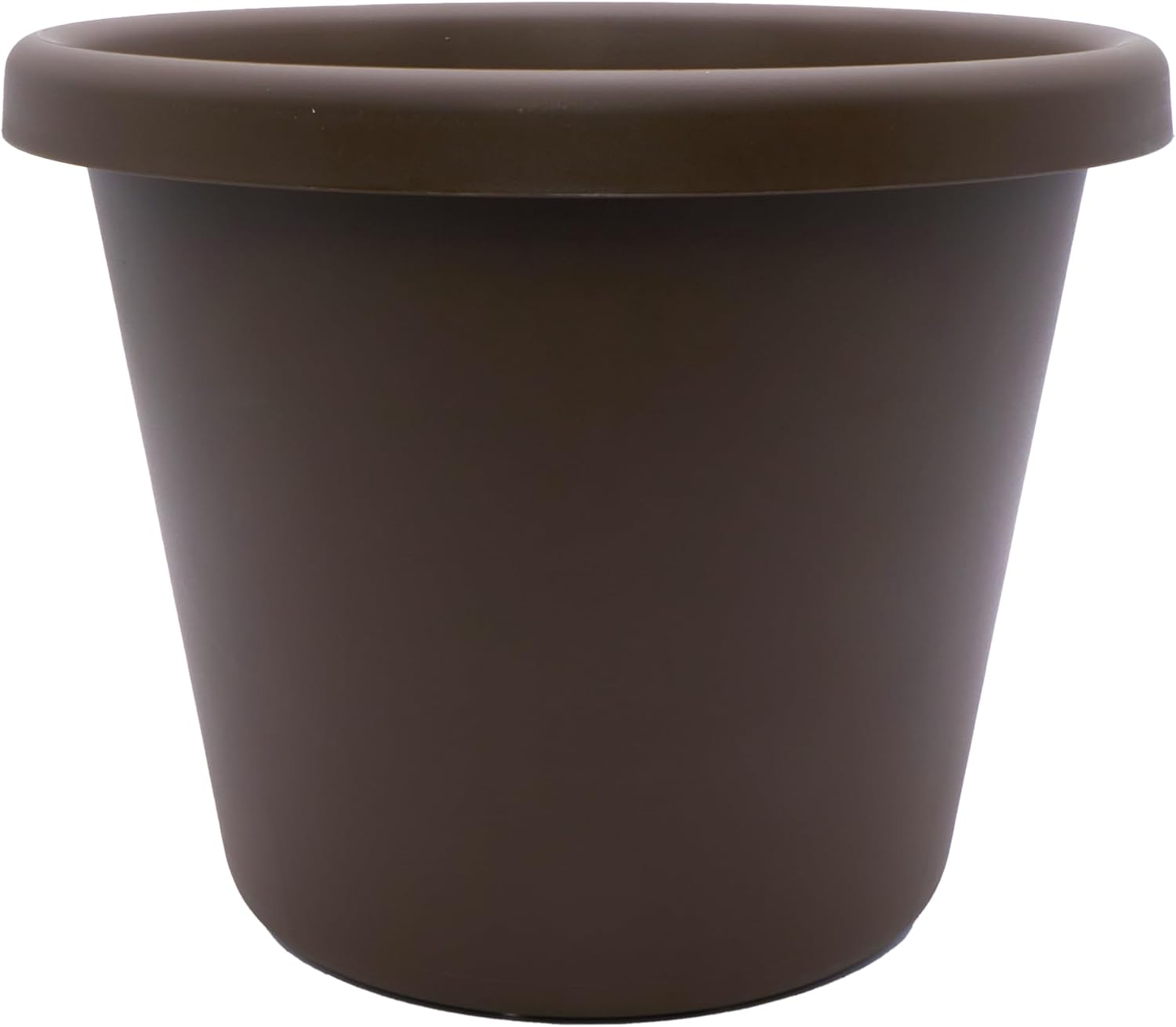 The HC Companies – Maceta redonda clásica de 11.5 pulgadas, maceta de plástico para flores, hierbas y plantas de interiores y exteriores, color