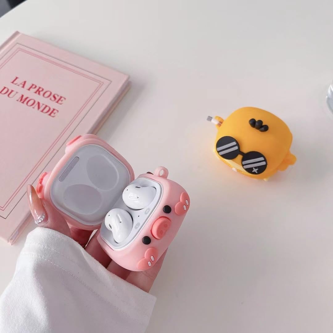 Compatible con Samsung Galaxy Buds2 Pro (2022), Galaxy Buds 2 (2021), Galaxy Buds Live (2020), Galaxy Buds Pro (2021), funda de carga de silicona