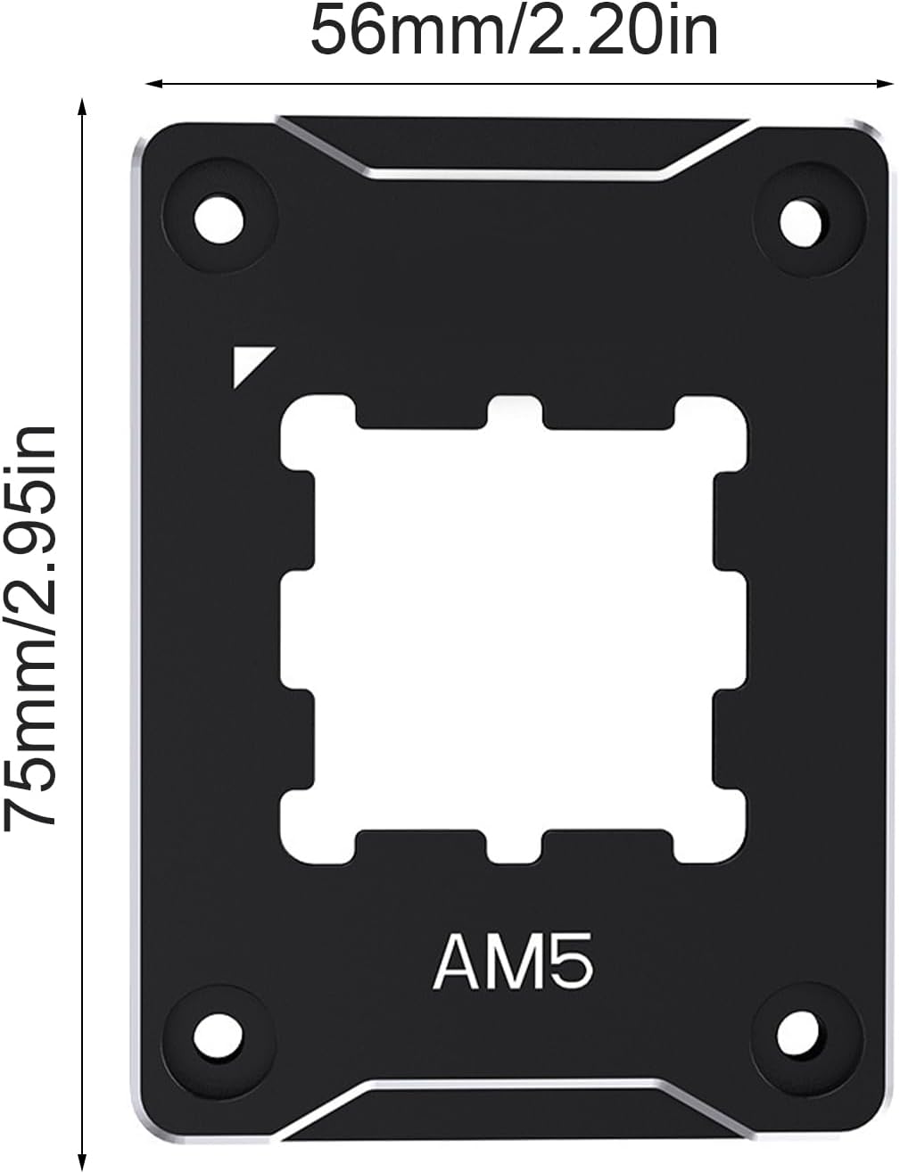 Lily Brown Marco de contacto de CPU AM5 actualizado AM5 Montaje fijo completo para AM5 Protector Correctores de flexión con destornillador en forma