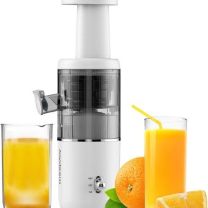 Joydeem Máquinas compactas que mastican el exprimidor, 13.5 fl oz (14oz) prensa en frío filtro lento libre Juicer, JD-YZ9901 Joydeem Máquinas compactas que mastican el exprimidor, 13.5 fl oz (14oz) prensa en frío filtro lento libre Juicer, JD-YZ9901