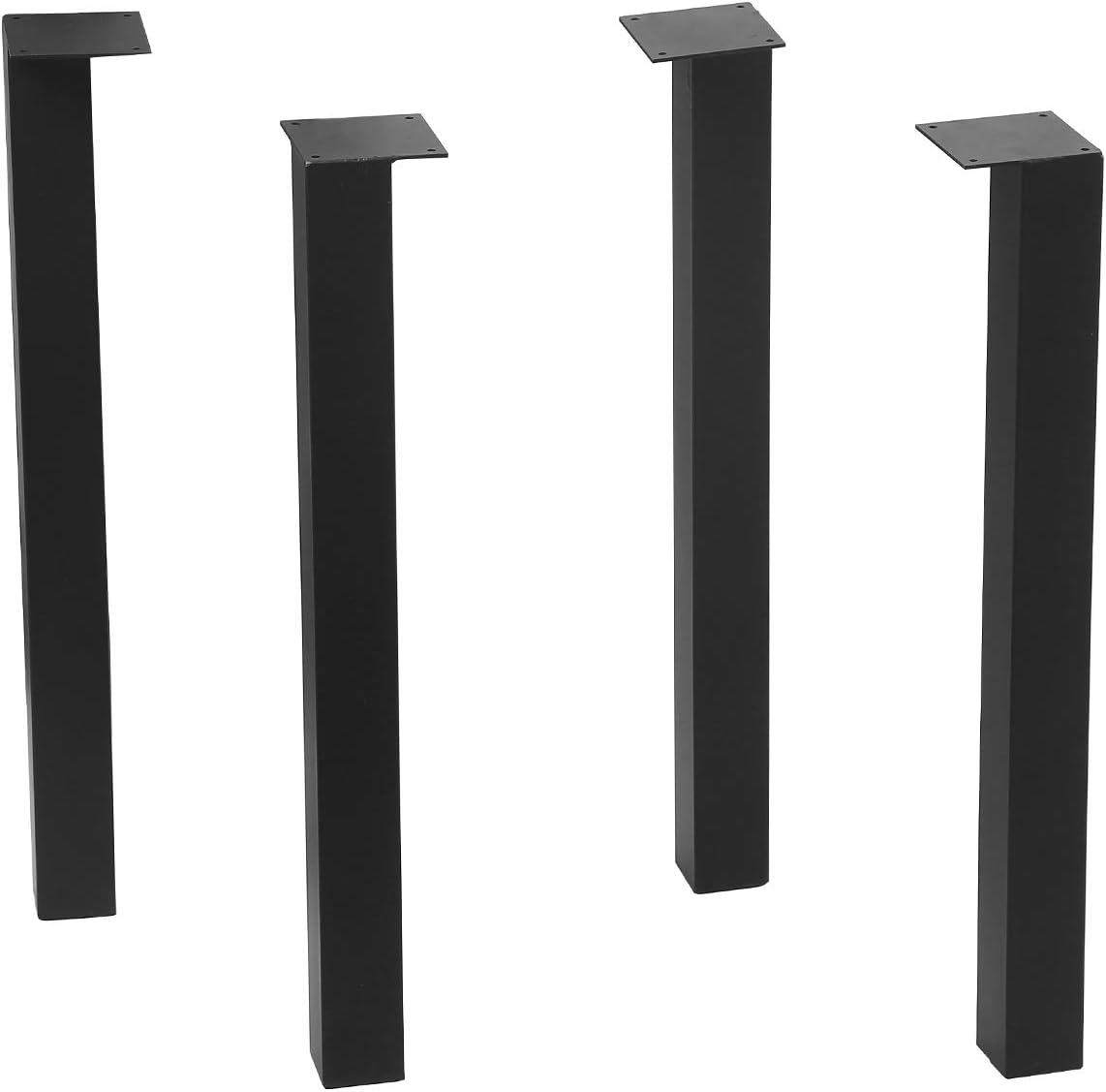 MBQQ Furniture Legs H28 – Patas rústicas para mesa, patas de escritorio de metal resistente, patas de mesa de comedor, juego de 4 patas de hierro
