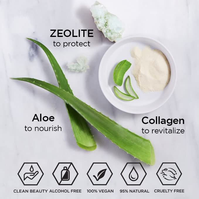 Paquete de valor hidratante limpiador, protege, revitaliza y refresca tu piel, ácido hialurónico, aloe y colágeno, vegano, sin alcohol ni crueldad,