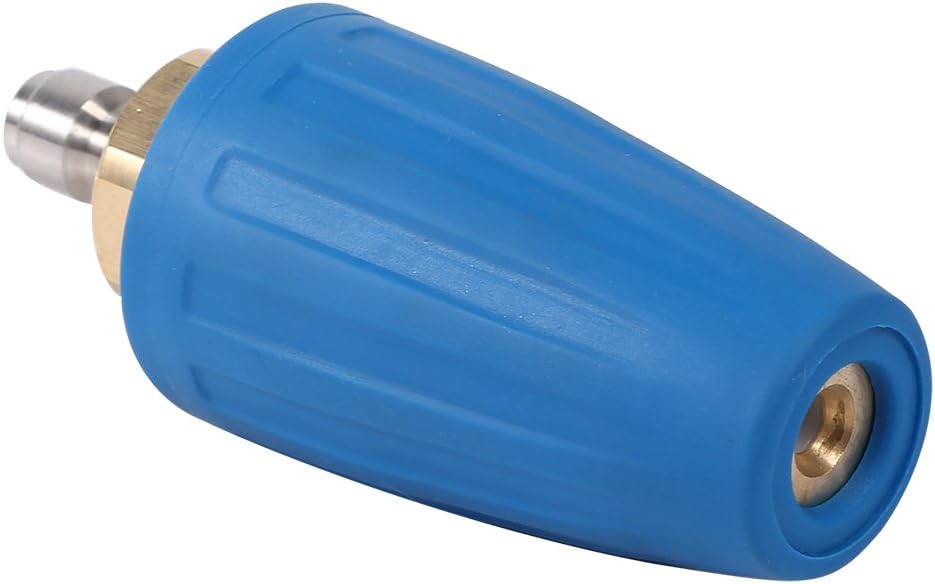 Boquilla turbo de pulverización giratoria de 3000 PSI para limpiador de lavadora de alta presión, accesorio de conexión rápida de 14 pulgadas