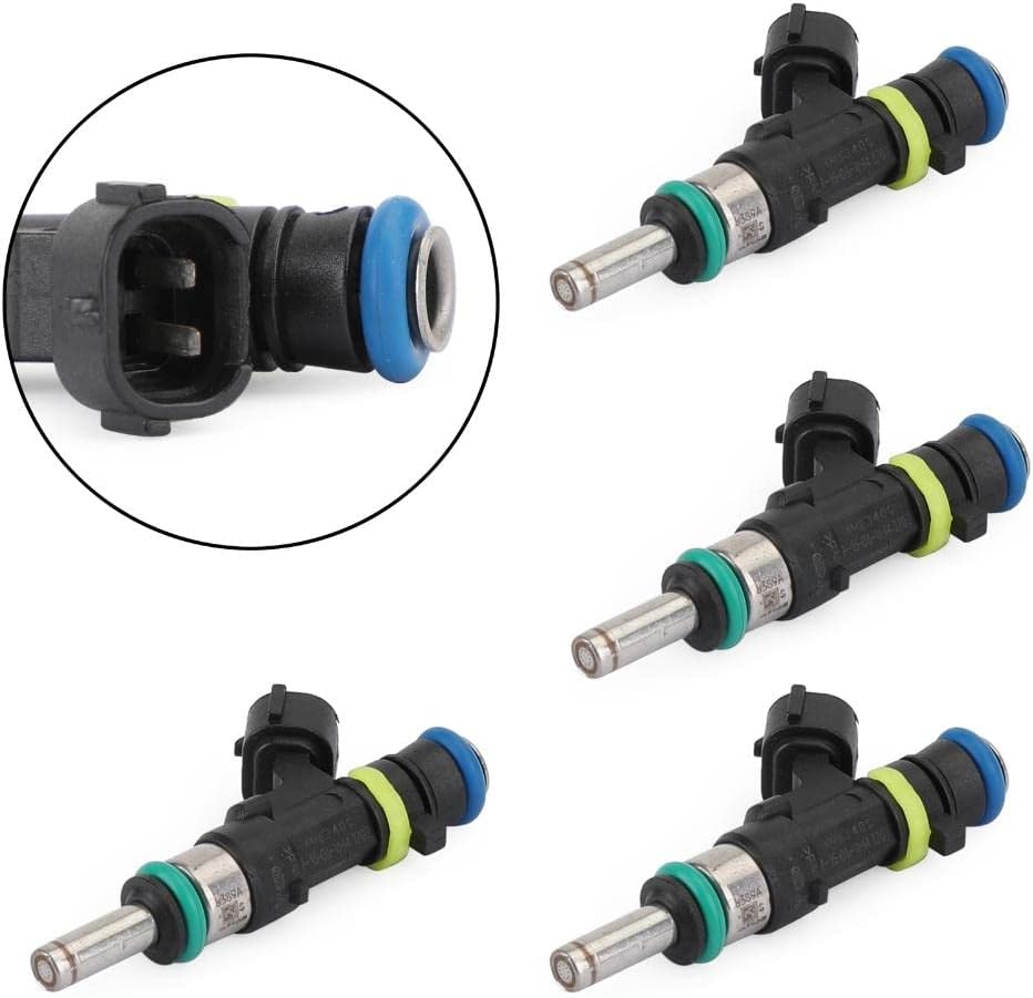 Frezon 4 inyectores de combustible aptos para Mitsubishi Lancer 2015-2017, OutlanderOutlander Sport 2014-2019, Outlander PHEV 2018-2019, boquilla de