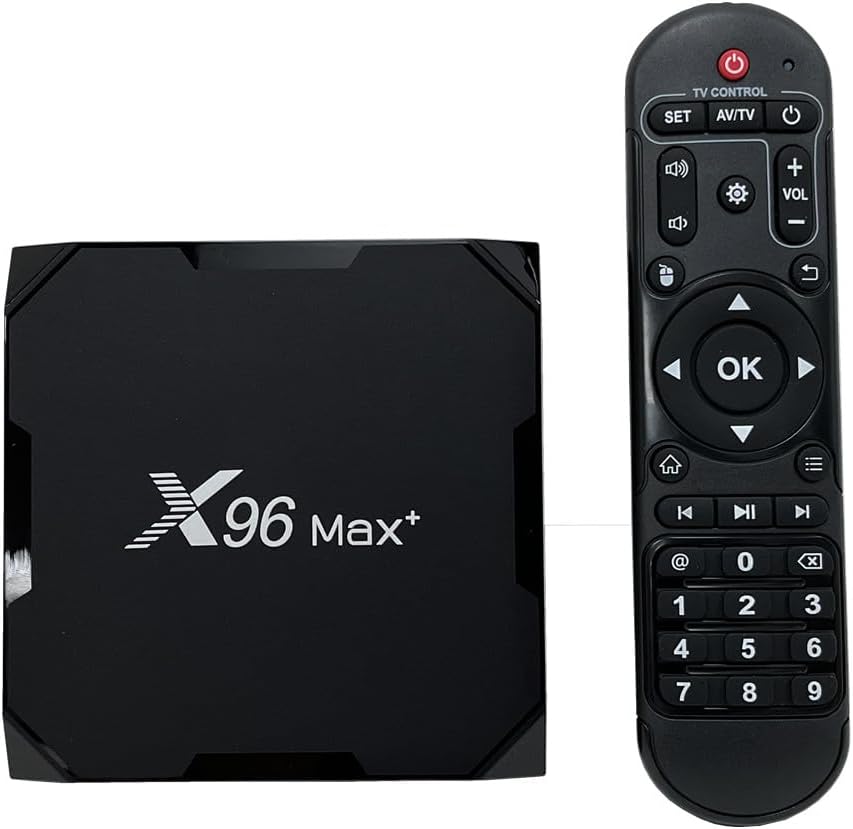 X96 Max Plus Smart TV Box Amlogic S905X3 Android 9.0 Quad Core 4GB 64GB 2.4G5G Dual WiFi BT4.0 USB3.0 1000M Ethernet Soporte 4K HD decodificador