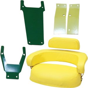 RAParts – Conjunto de asiento amarillo de 3 piezas para John Deere 3010, 3020, 4020, 4320, 5020, 6030, 7520 RAParts – Conjunto de asiento amarillo de 3 piezas para John Deere 3010, 3020, 4020, 4320, 5020, 6030, 7520