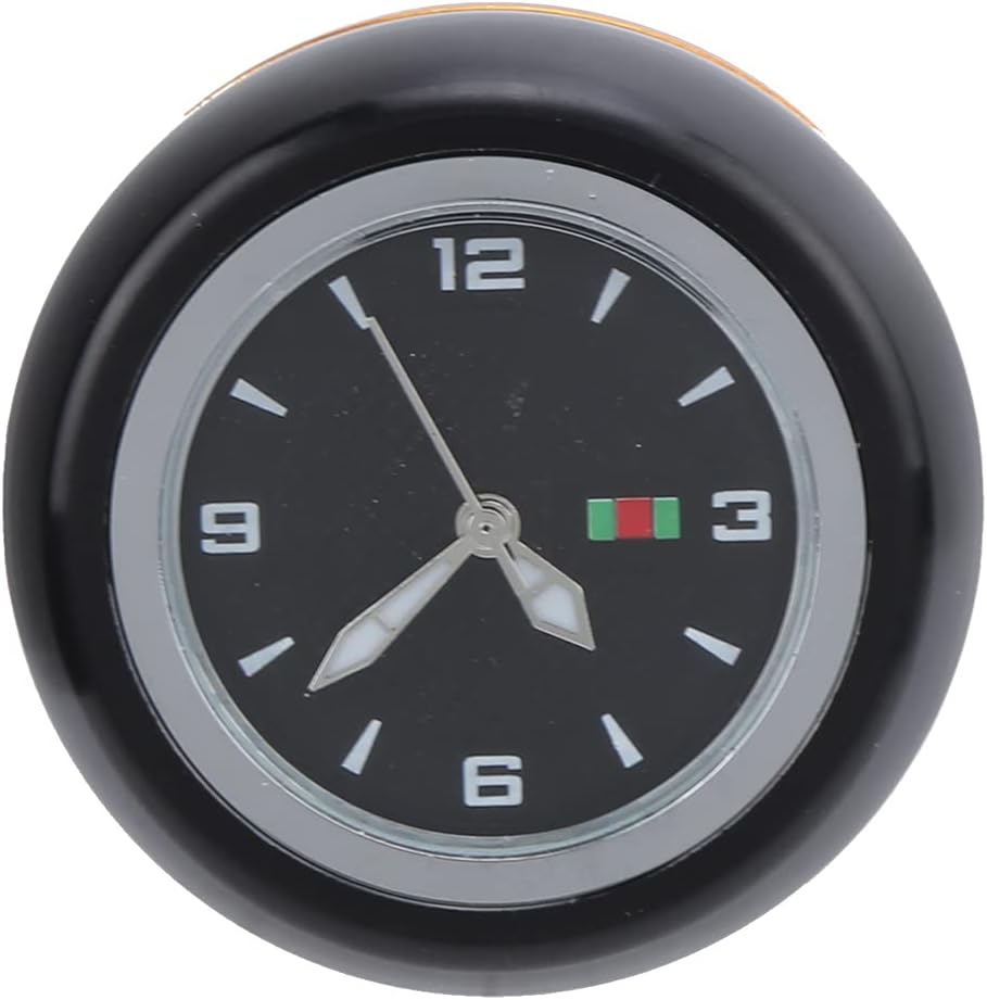 RiToEasysports Cubierta de auriculares de bicicleta de aleación de aluminio multifuncional tapa de vástago funcional con reloj dial auricular tapa
