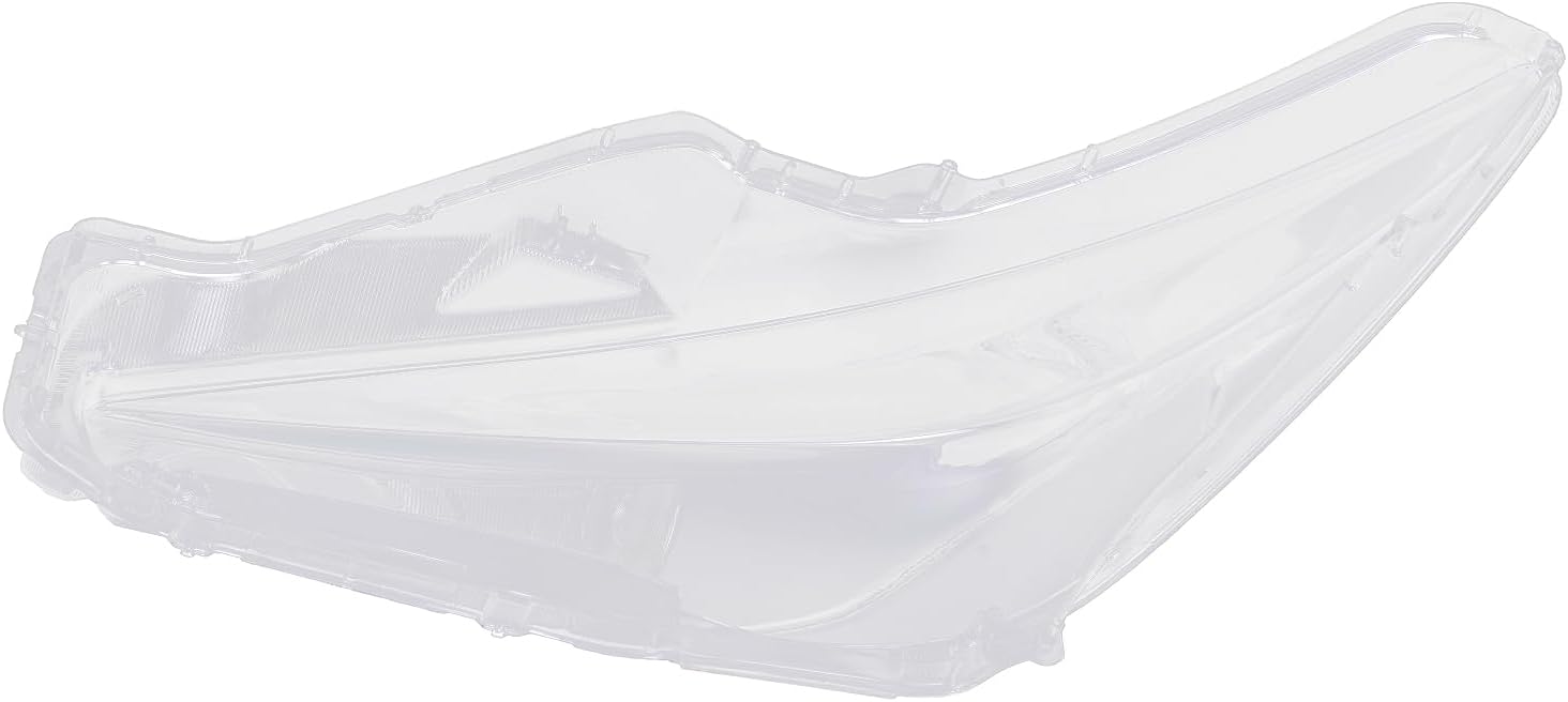 CNCEST Par de fundas para faros delanteros, faros delanteros izquierdo y derecho, pantalla de repuesto para Infiniti Q50 2014 2015 2016 2017 2018