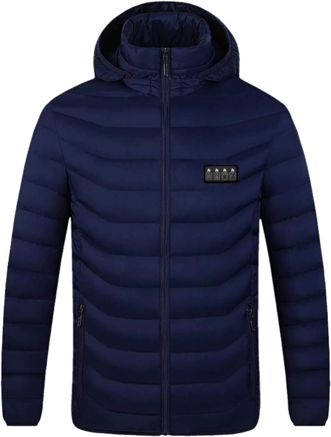 Chaqueta térmica para mujeres y hombres, abrigo de invierno cálido para invierno, abrigo de plumón recargable, chaqueta de calefacción USB, chaqueta