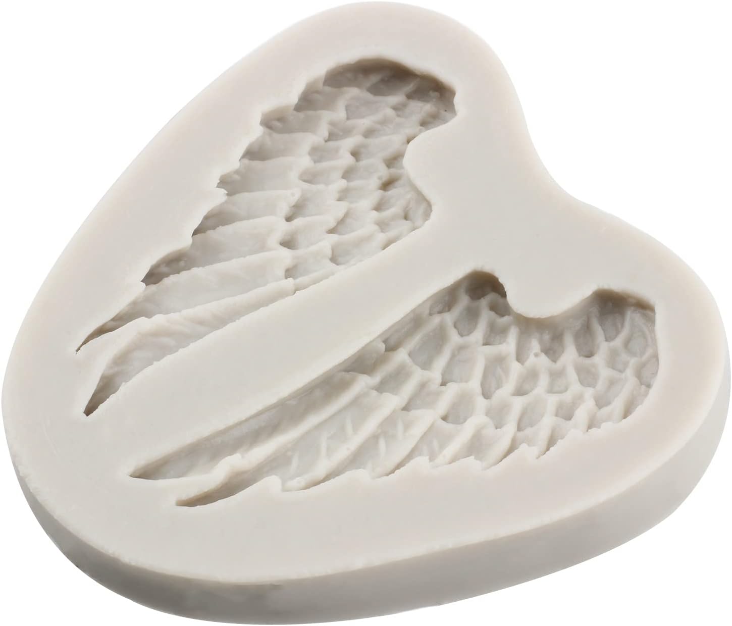 Sijiangmold Moldes de silicona con alas de ángel para decoración de pasteles, decoración de cupcakes, pasta de goma de mascar de chocolate, juego de