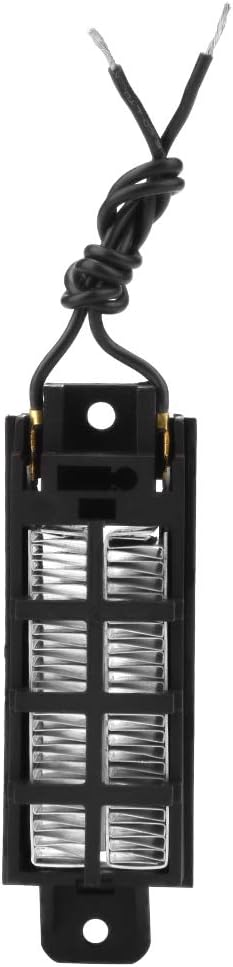 Calentador de aire de cerámica PTC, 50 W 12 V ACDC PTC Calentador de aire de cerámica Tipo conductor Elemento de calefacción PTC o aire