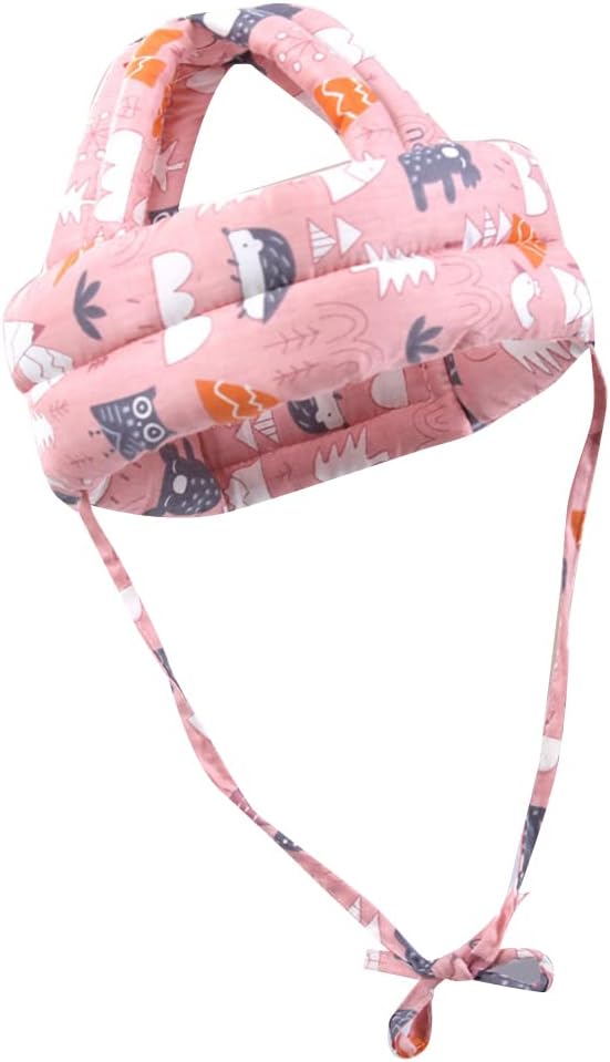 ikasus Protector de cabeza de bebé, gorro de protección de cabeza para niños pequeños, casco de protección suave para bebé, casco de seguridad sin