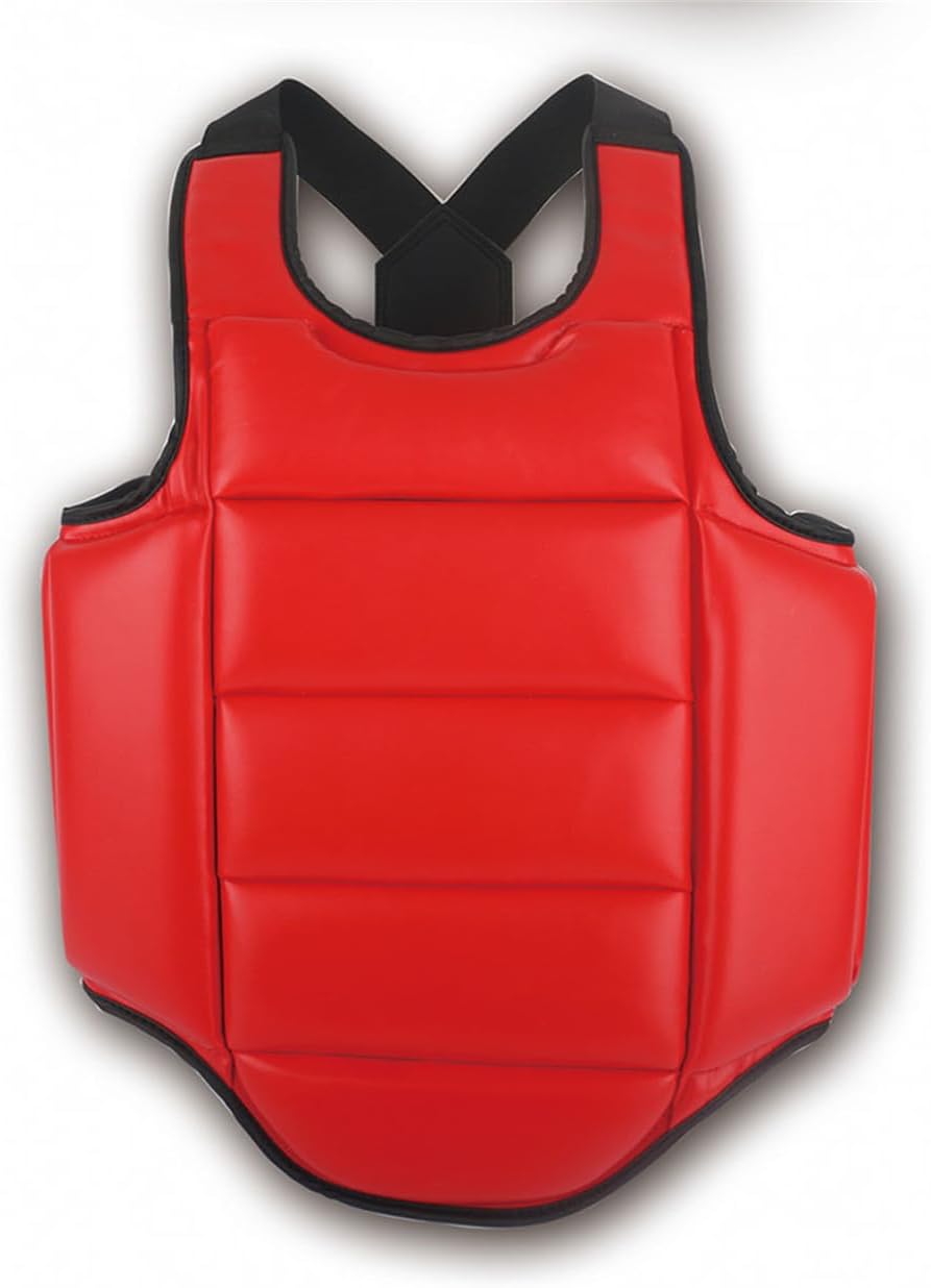 Taekwondo Sparring – Protector de pecho, protector de cuerpo de boxeo reversible, Kickboxing MMA Muay Thai Chest Guard, entrenamiento de boxeo