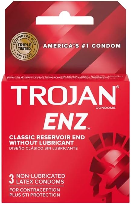 Trojan s – Condones no lubricados – 3 EaPack, 3 unidades