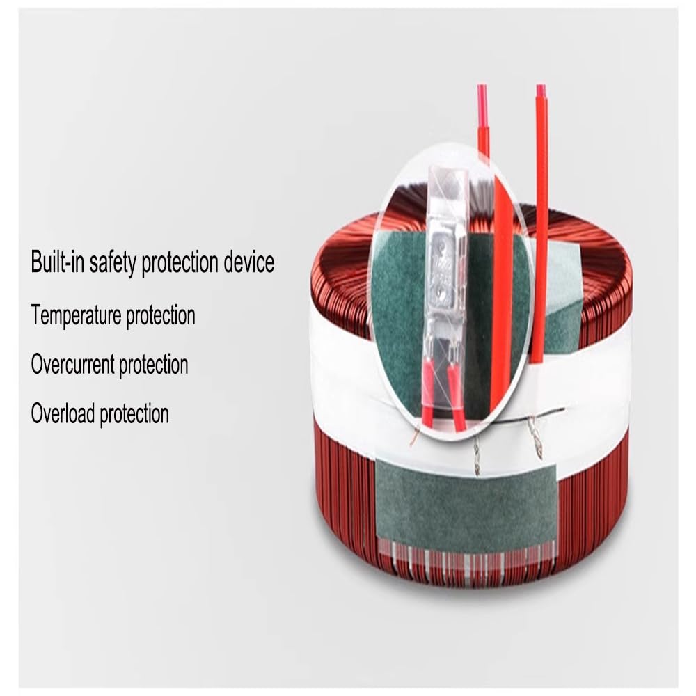 ATO Transformador toroidal de 50 VA, amplificador de transformador toroidal estable monofásico, 120 V a 2 x 24 V, transformadores toroidales de