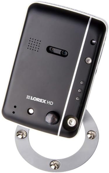 Lorex LNC216 Cámara de red inalámbrica HD de doble lente con resolución HD en tiempo real (negro)