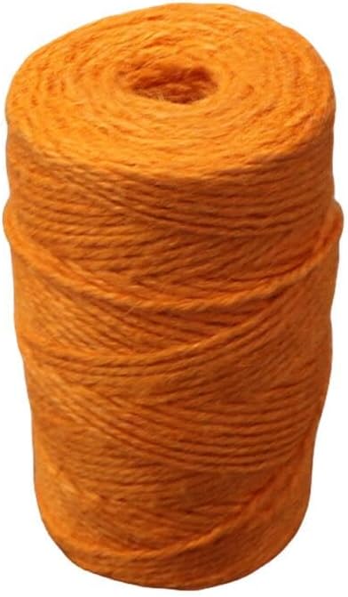Yeehanddraft – Cordel de yute natural de 164328 pies, cuerda de regalo para manualidades, cuerda de embalaje duradera