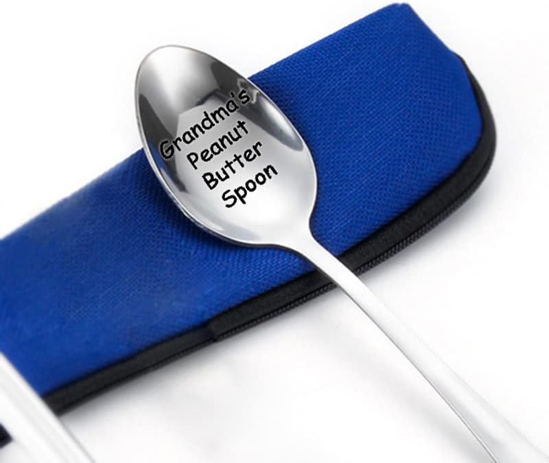 Regalo para la abuela que lo tiene todo, cuchara de mantequilla de maní de la abuela grabada, regalos divertidos para amantes de la mantequilla de