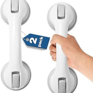 Asas de ducha  Barras de seguridad youmotu de 12 pulgadas con succión para personas mayorespersonas mayores, manijas de baño para bañera para Asas de ducha  Barras de seguridad youmotu de 12 pulgadas con succión para personas mayorespersonas mayores, manijas de baño para bañera para