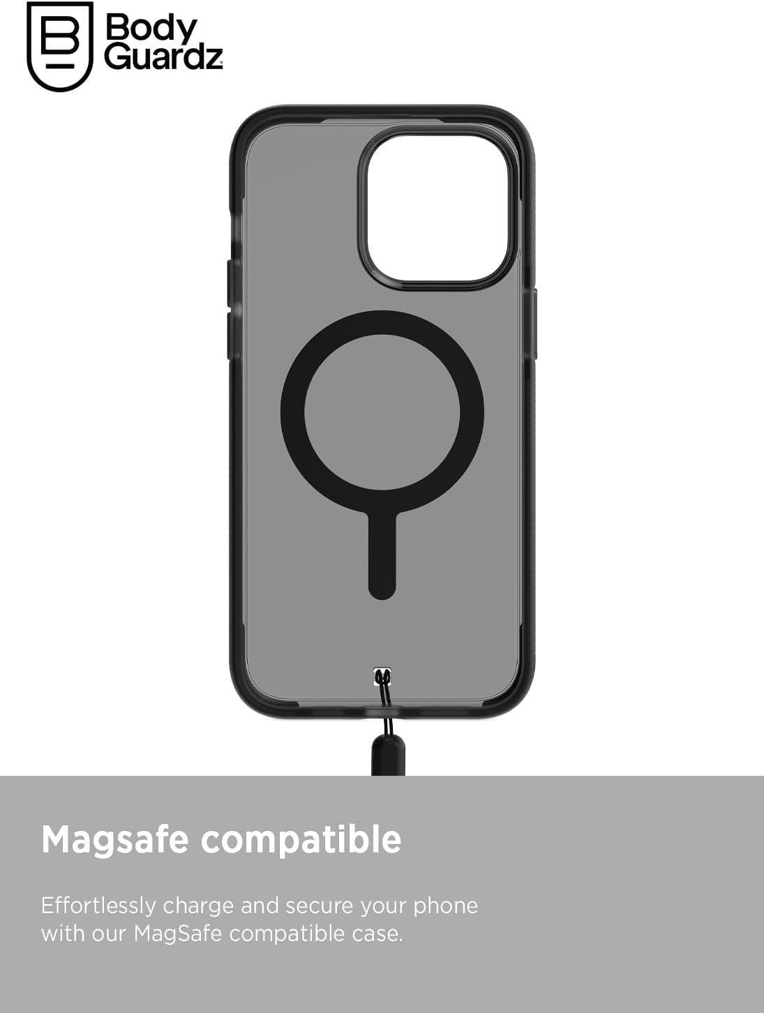 BodyGuardz Ace Pro – Funda para iPhone 15 Pro, resistente a prueba de golpes, con grado militar de 18 pies, probada contra caídas, compatible con