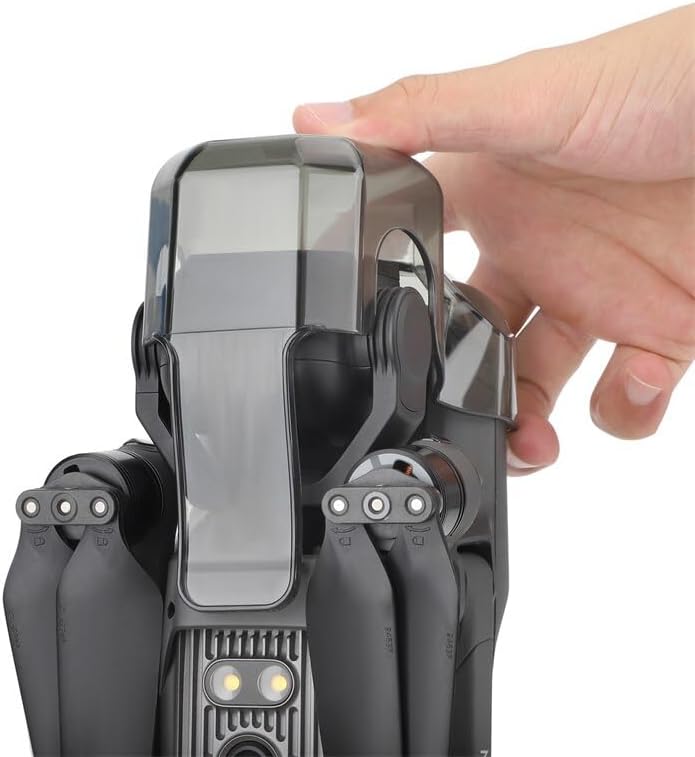 Cubierta de cardán integrada para DJI Mavic 3 Pro Drone Accesorios Transparente Lente Visión Protector de Plástico Cámara Set