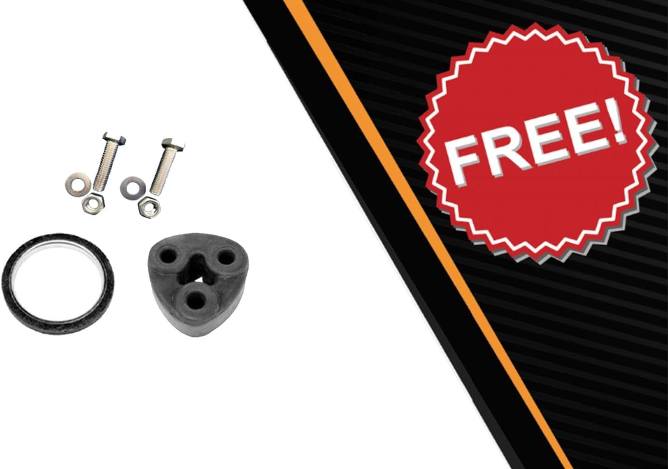 Northeastern Exhaust  Tubo de escape de acero inoxidable compatible con 4Runner 1996-2002 3.4L  Junta gratis, colgador, pernos y tuercas incluidos