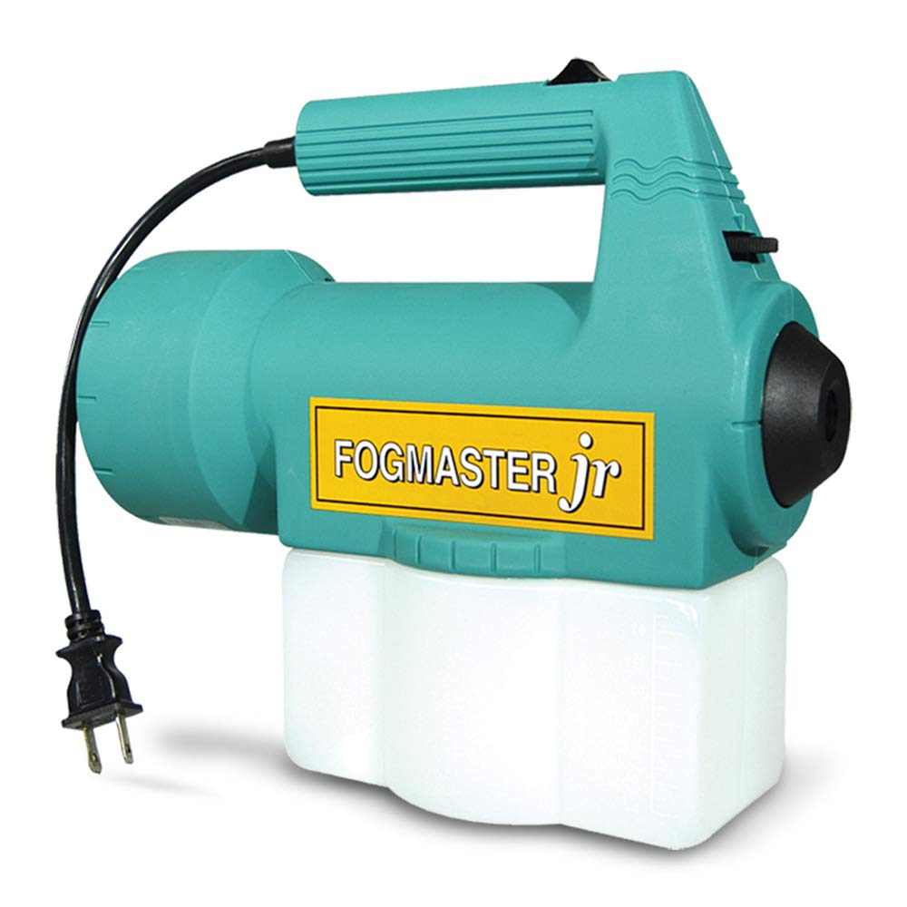 OdoBan Fogmaster Jr. – Nebulizador eléctrico de mano para control de olores y desodorización, verde azulado