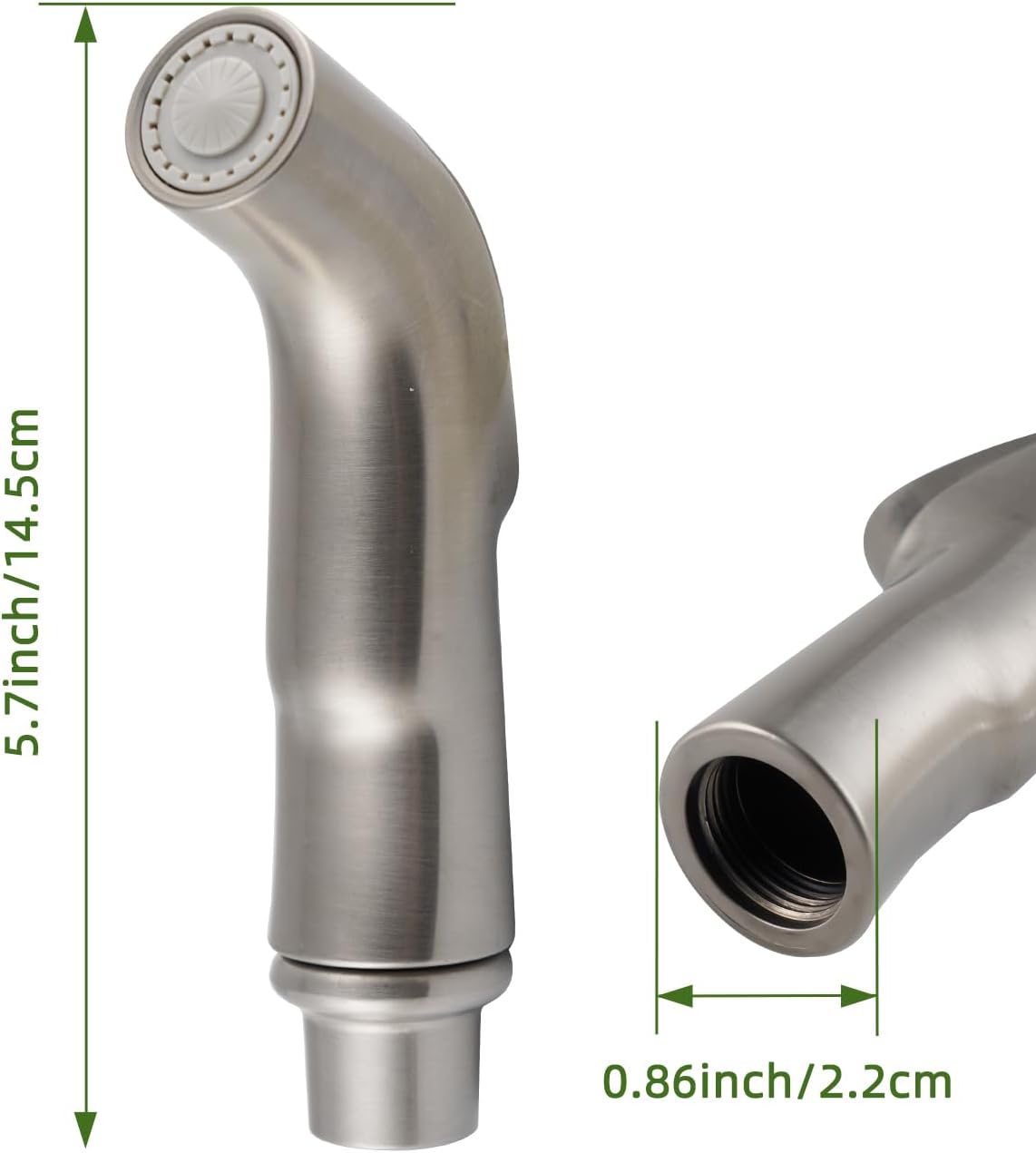 Accesorio universal para rociador para fregadero de cocina, cabezal de rociador lateral de fregadero compatible con grifos