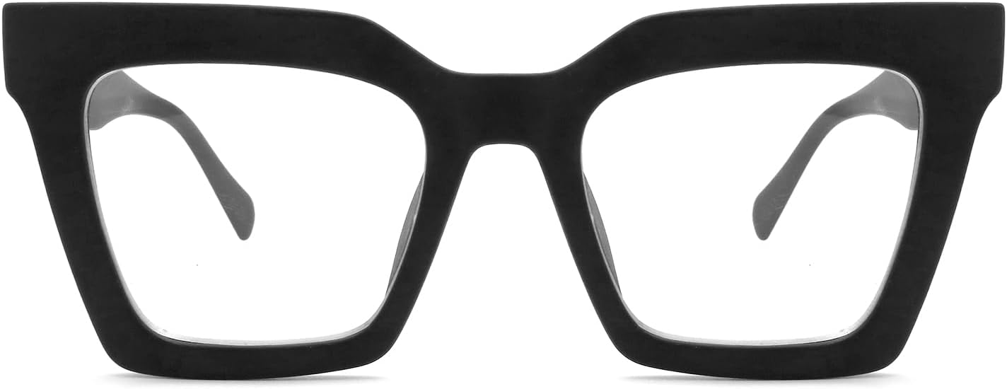 Elegantes anteojos de lectura cuadrados de gran tamaño para mujer, bloqueo de luz azul, a la moda, lindos lectores de computadora, estilo Oprah