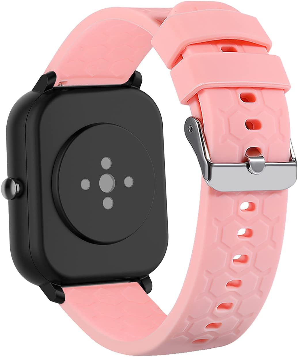 Paquete de 6 correas de repuesto compatibles con GloryFit Fitness Watch P22 P32E P36 correas ajustables de silicona suave impermeable pulsera