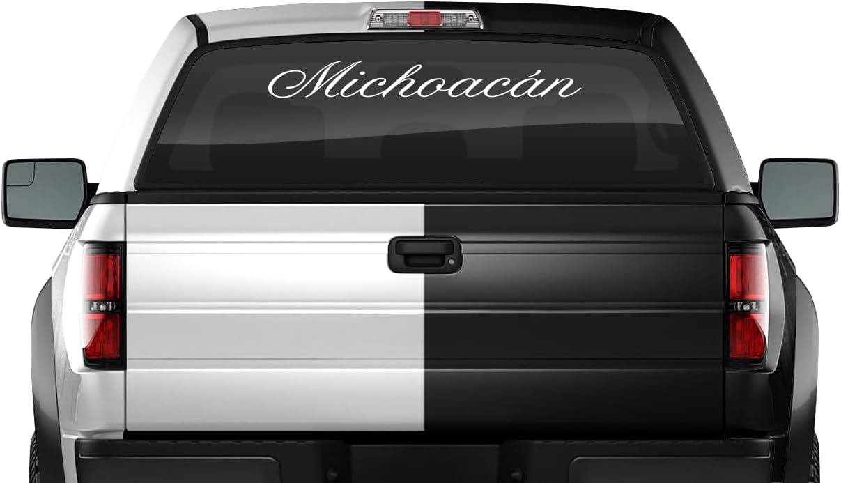 Michoacan MX Mexico – Adhesivo para parabrisas y ventana, cartel gráfico de vinilo para la parte trasera del auto, camión, SUV, vehículo, Estado,