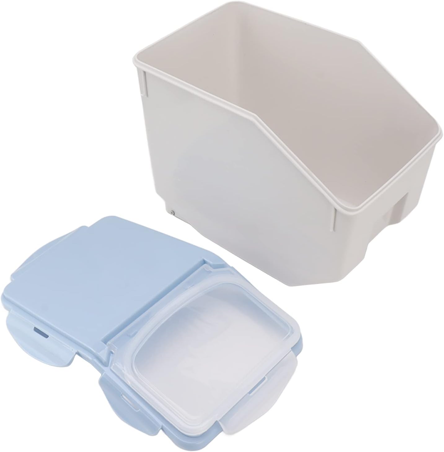 Contenedor de almacenamiento de arroz de granos, contenedor de almacenamiento de arroz con taza, contenedor de almacenamiento de alimentos