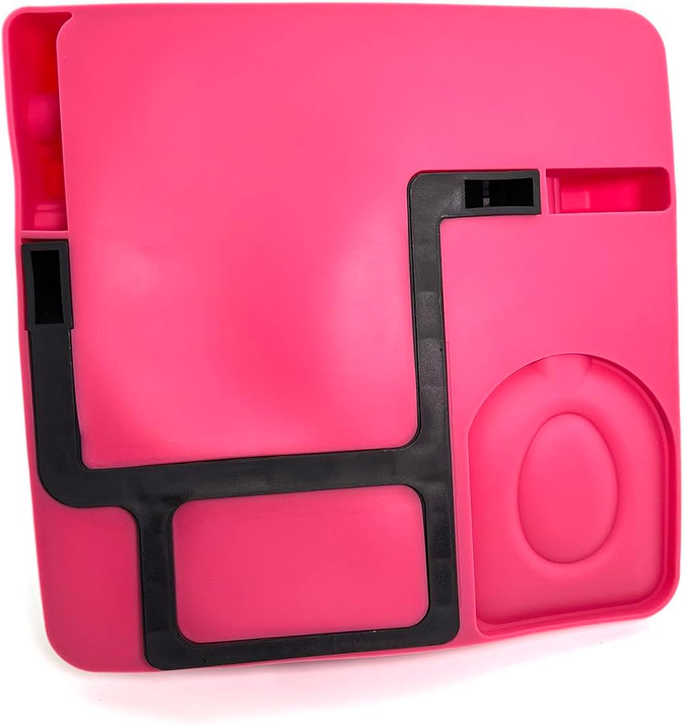 halteoly Soporte para cuchara y tapa, soporte de cuchara de silicona con soporte para tapa, soporte para cuchara de cocina para encimera de cocina,