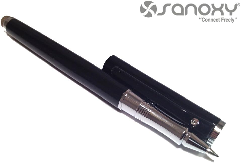 SANOXY Elegant Conductive Microfiber Fabric Touch Stylus+ Ink Pen Combo for HTC iPad-Dual-Purpose Micro-Fiber Fabric Technology Capacitive Stylus